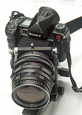 Mamiya RB67 Lenses on a DSLR