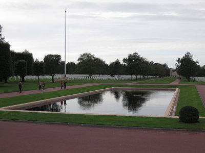 View from the Monument out over the graves of 9,300 service men and 2 women.