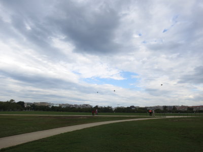 The President departing the White House