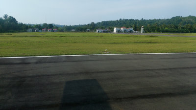 Departure from Lakisin Airport, Simeulue