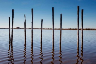 Posts on Lake Wichita.