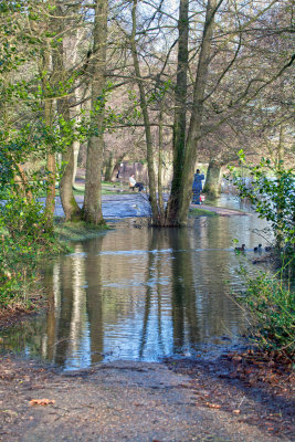 Flooding of lower path