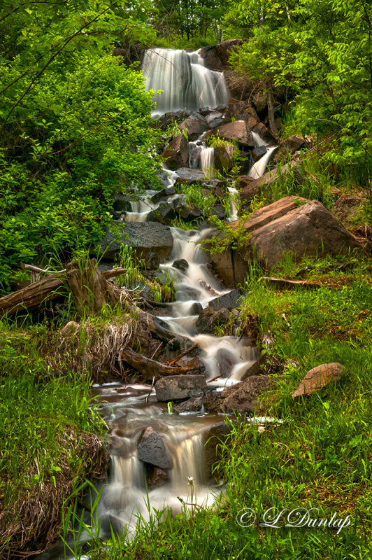 116.8 - Beaver Bay:  Cove Point Waterfall  