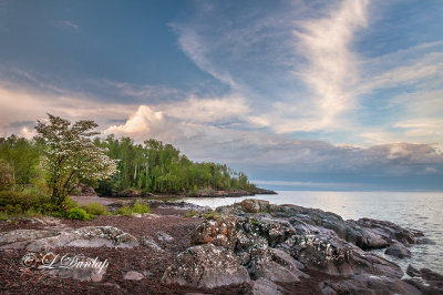 71.6 - Temperance River State Park:  Landscape With Clouds, Evening