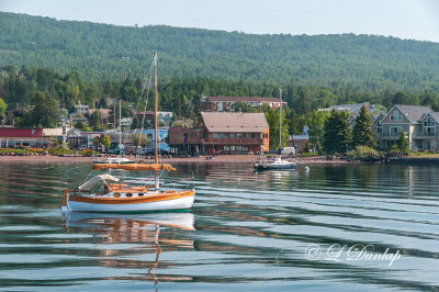 127.1 - Grand Marais:  Harbor With Smooth Water Ripples
