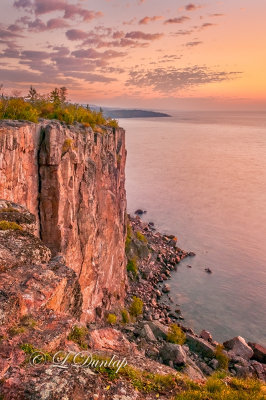 *** 49.35 -  Tettegouche:  Palisade Head At Dawn, Vertical 