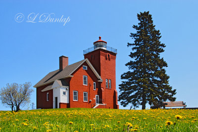 110.4 - Two Harbors Lighthouse In Spring