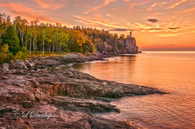 30.32 - Split Rock Lighthouse At Dawn, Wide View 