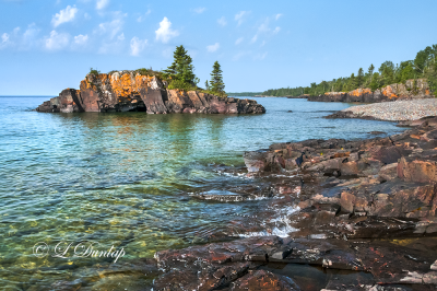 ** 108.55 - Grand Portage:  Hollow Rock Seen From Northside 