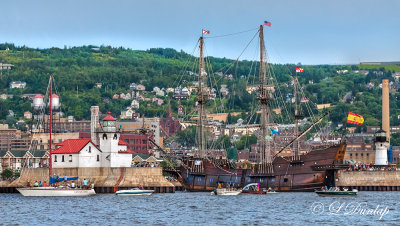 El Galeon Andalucia Entering Duluth Harbor 