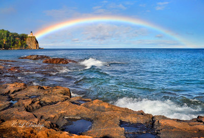 *** 28 - Split Rock Lighthouse And Full Rainbow