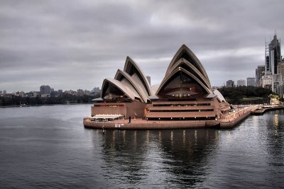 Another grey Australian Day... in Sydney, our last day.