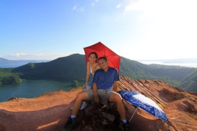 At Taal Crater