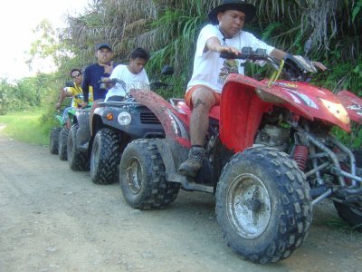 ATVing to the foot of Hills