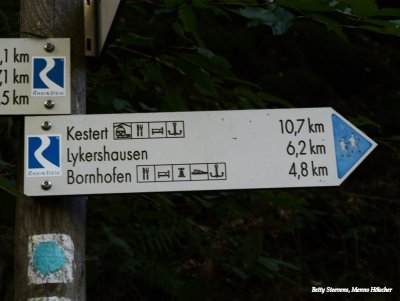 Die kant uit voor de Rheinsteig