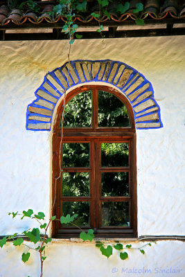 Blue Arched Window