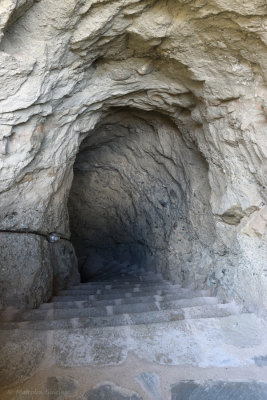Tunnels & Stairs to reach the Monastery of the Holy Trinity