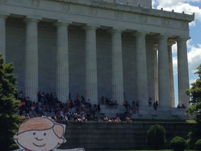Back of Lincoln Memorial 8