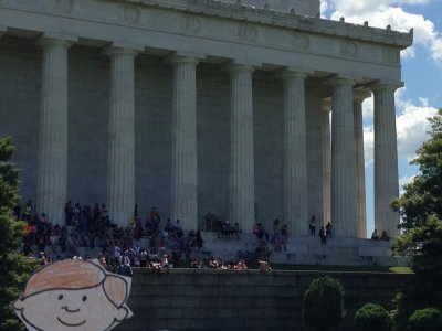 Back of Lincoln Memorial 9