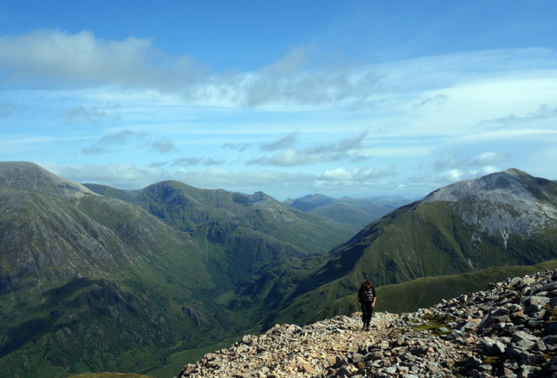 Sep 15 Mamores looking to Ben Nevis