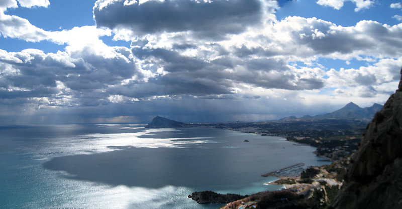 2016 Looking south to Benidorm from Toix ridge