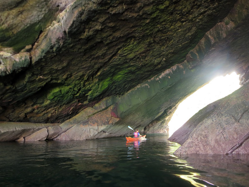 July16 cave near Bow Fiddle Rock 