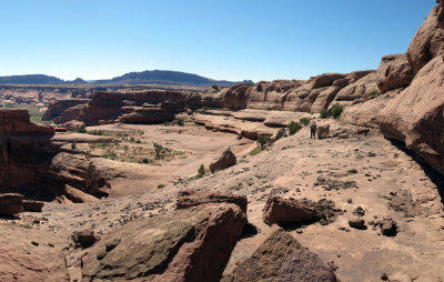 Above Courthouse Towers, Arches NP