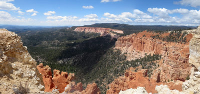 View south from Rainbow Point, Bryce NP