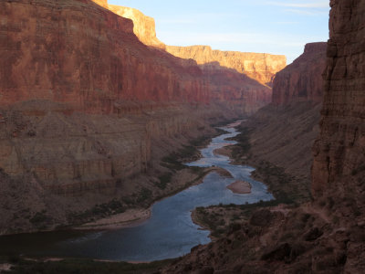 Looking south down the Colorado river
