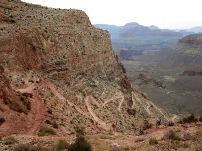 After being out there for 6 days we hit crowds on the Kiabab Trail