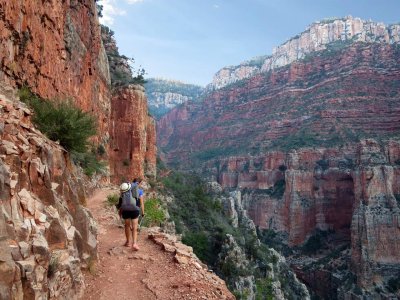 North Kiabab Trail- climbing out of the Grand Canyon