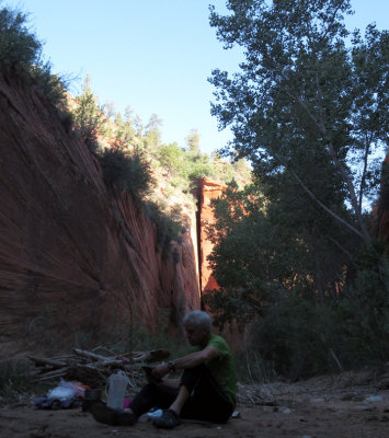 Camp in the East Fork