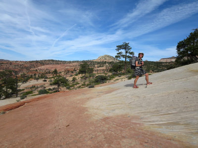 Checkerboard Mesa- we enter Zion National Park