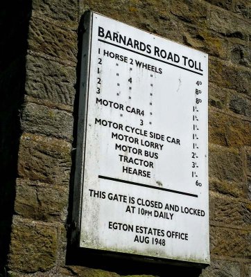 Part II Grosmont toll sign North York Moors