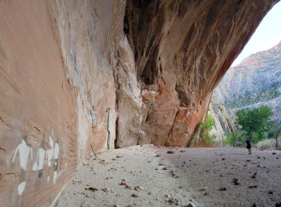 Escalante-Death Hollow: Rock art in an alcove