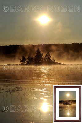 Sunrise Lake Scene M14_0775 (Green Lake, Maine)