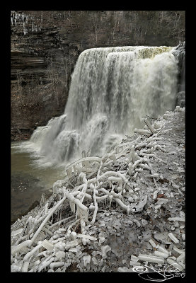 Burgess Falls on Ice