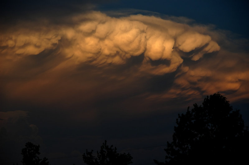 Knuckles of a Supercell Thunderstorm