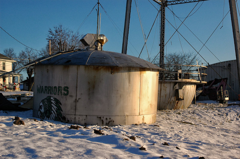 Old Water Tower Demolition