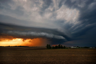 Supercell Storm near Maysville, Missouri