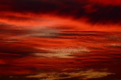 Deep Red Sunset Texture
