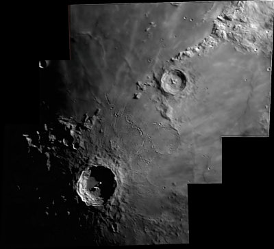 Copernicus Stadius Eratosthenes Craters
