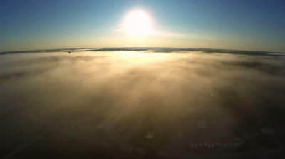 Fog over Albany