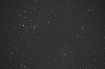 Asteroid 2004 BL86 near the Beehive Star Cluster