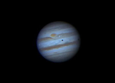 Jupiter with Satellites and Shadows