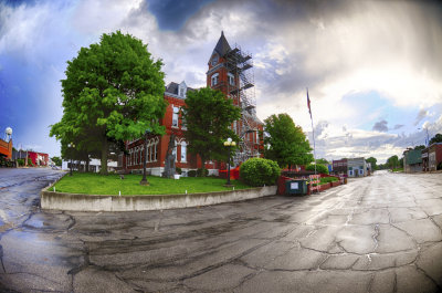 Albanys Courthouse on Memorial Day