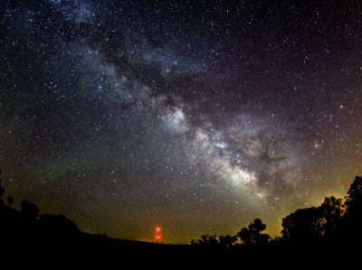 Summer Milky Way with Airglow