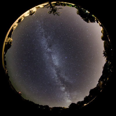 Circular Milky Way View