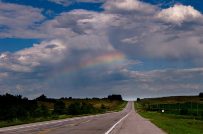 Rainbow Above Highway 136