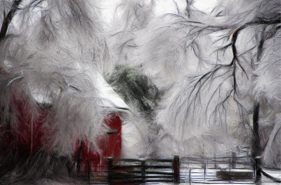 Ice Storm & Barn #2